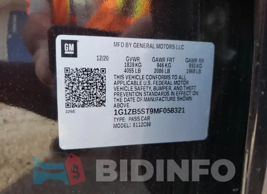 1G1ZB5ST9MF058321 Photo# 12