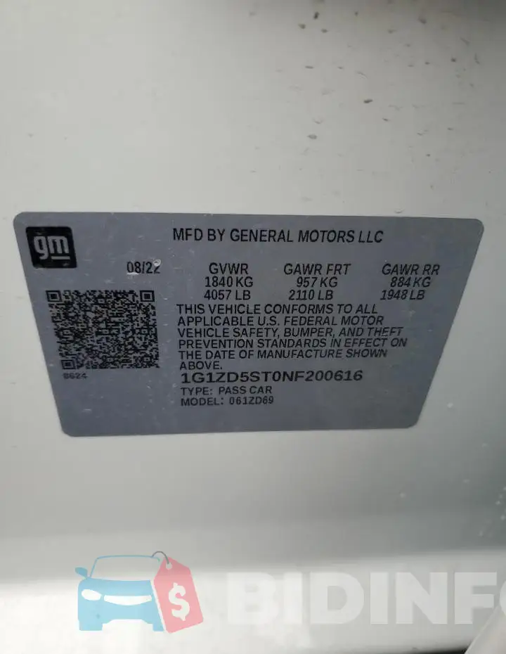 1G1ZD5ST0NF200616 Photo# 13