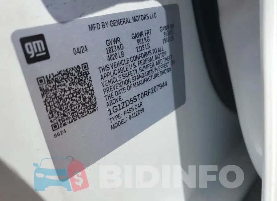 1G1ZD5ST0RF207944 Photo# 12