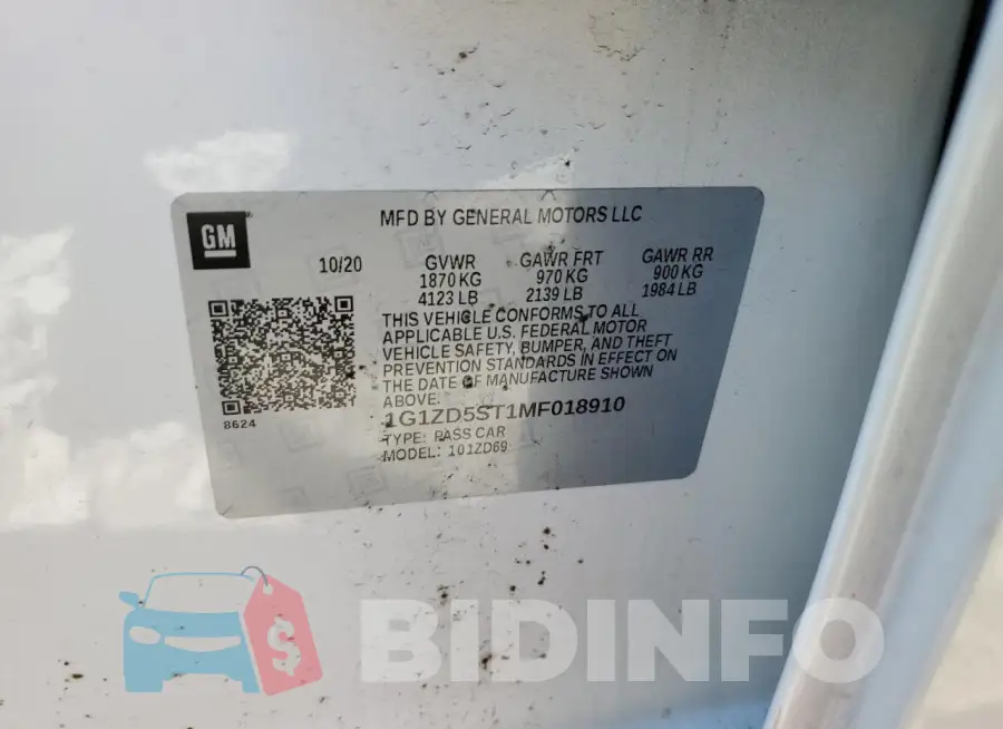 1G1ZD5ST1MF018910 Photo# 12
