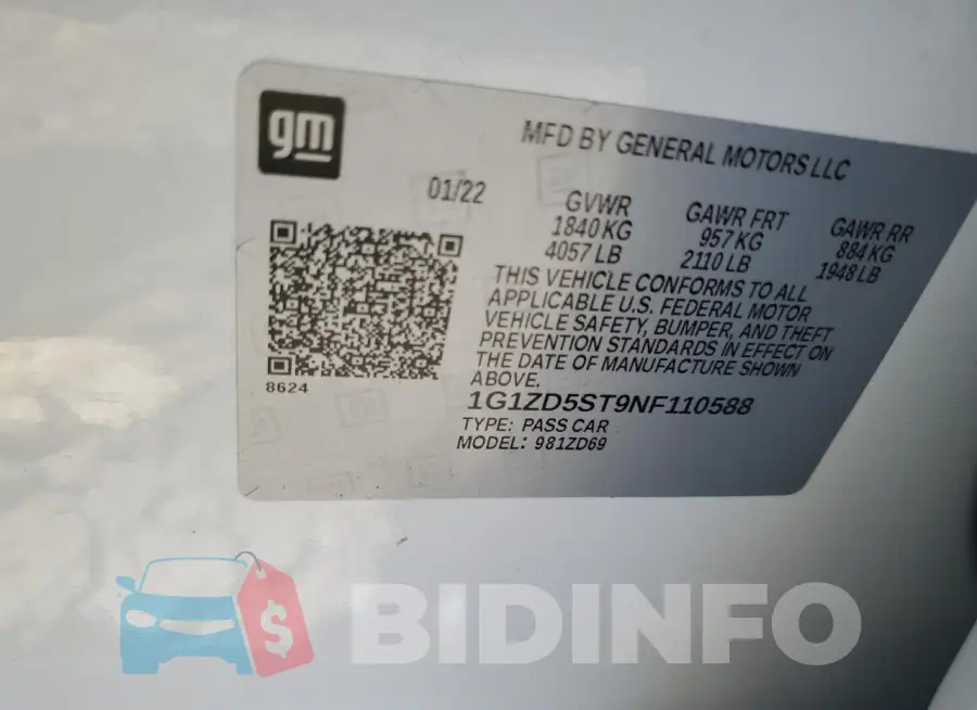 1G1ZD5ST9NF110588 Photo# 12