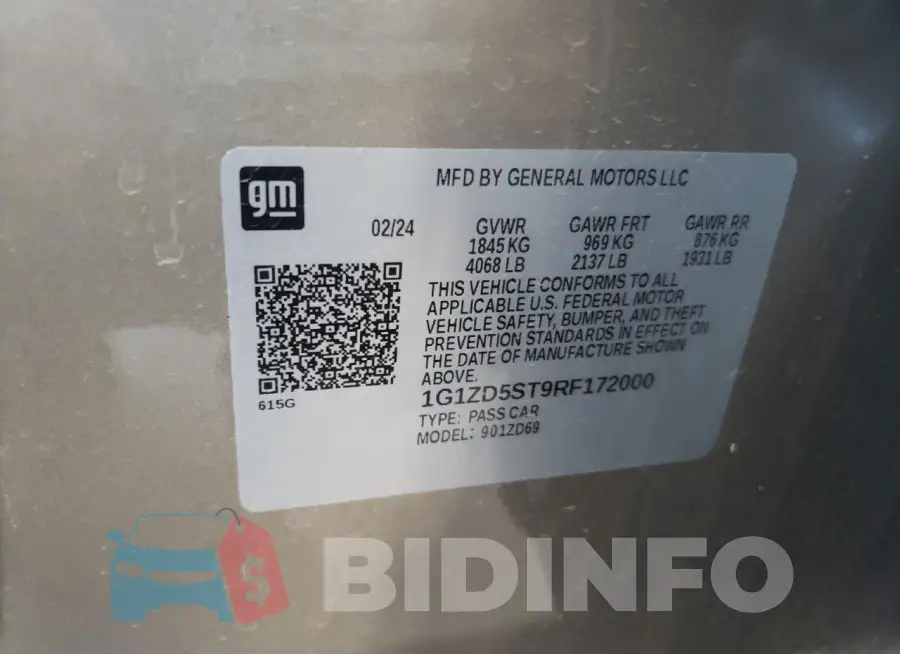 1G1ZD5ST9RF172000 Photo# 12
