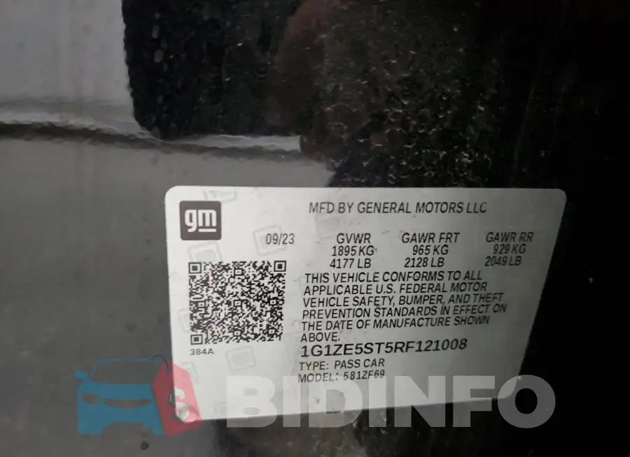 1G1ZE5ST5RF121008 Photo# 12
