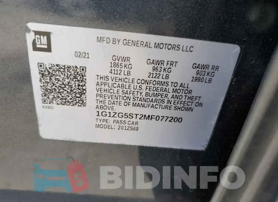 1G1ZG5ST2MF077200 Photo# 12