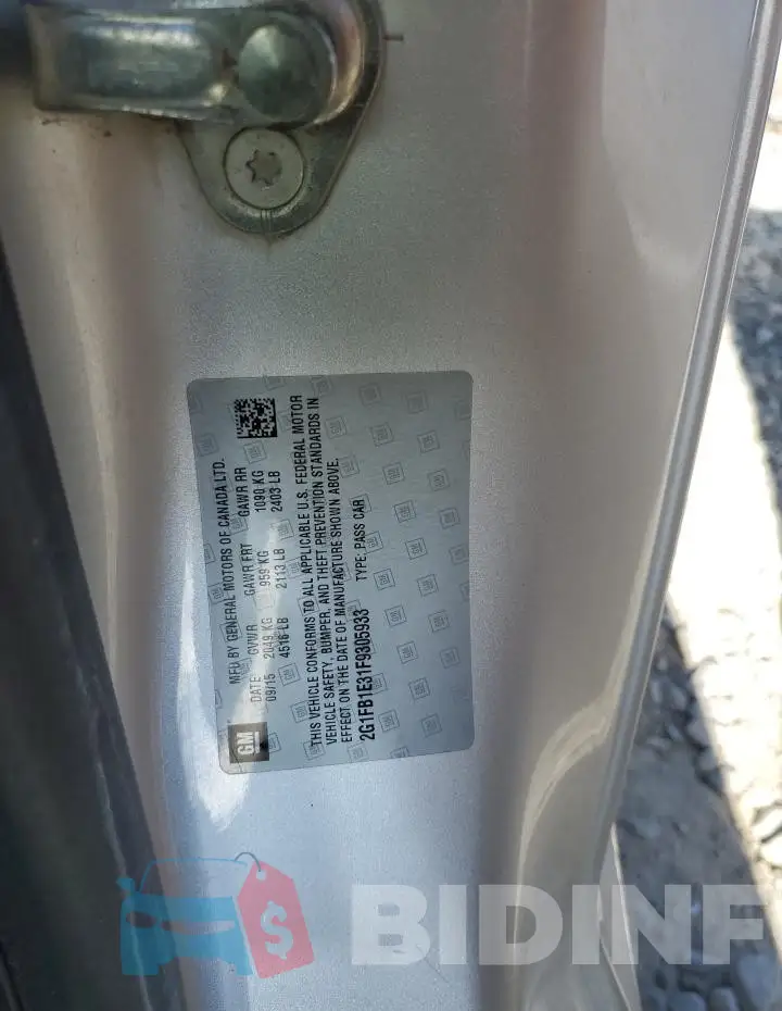 2G1FB1E31F9305933 Photo# 12