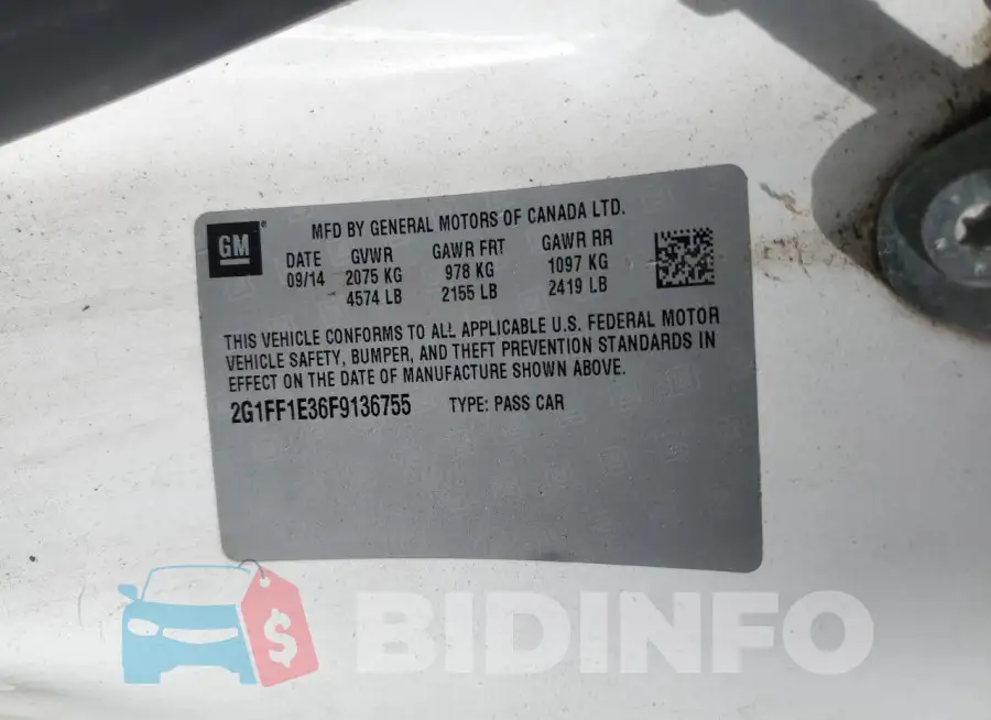 2G1FF1E36F9136755 Photo# 12