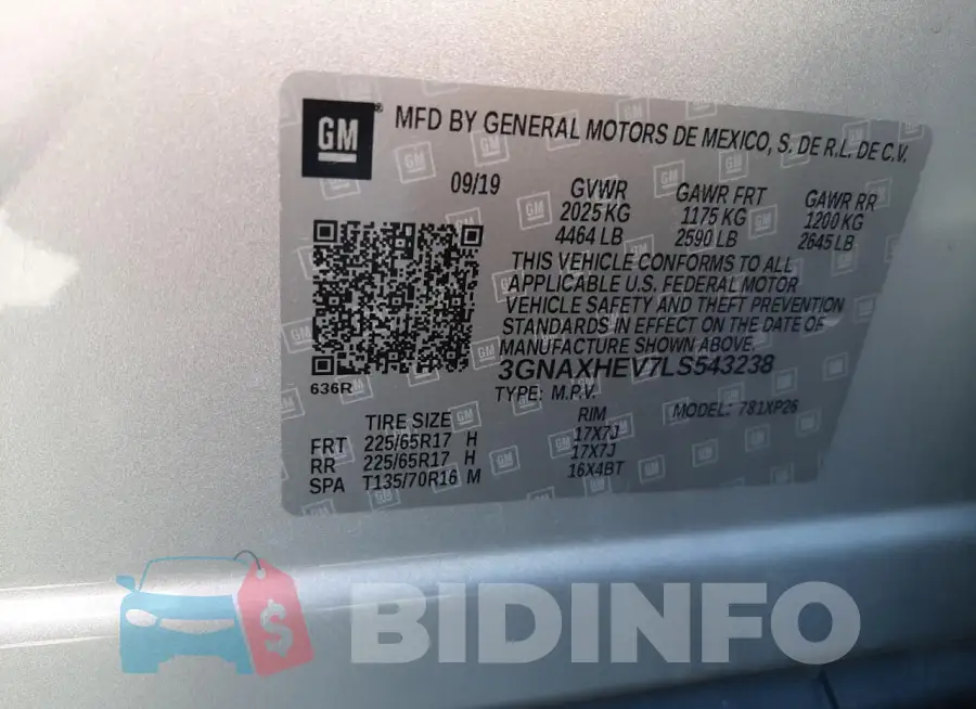 3GNAXHEV7LS543238 Photo# 12