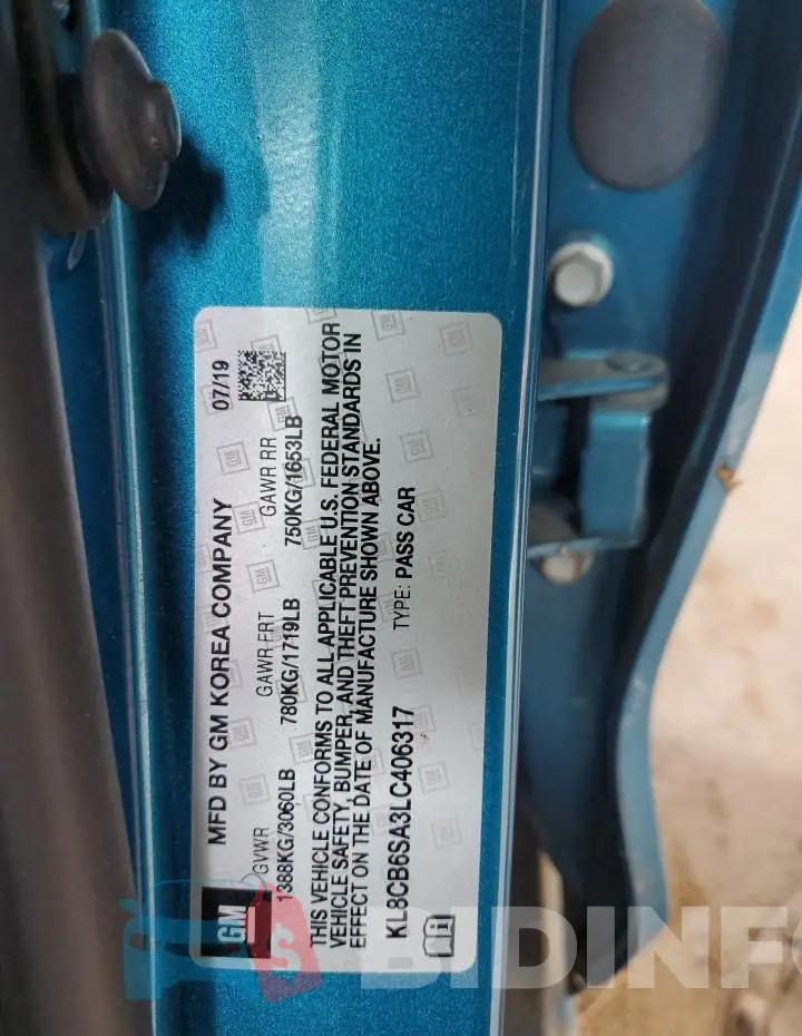 KL8CB6SA3LC406317 Photo# 12