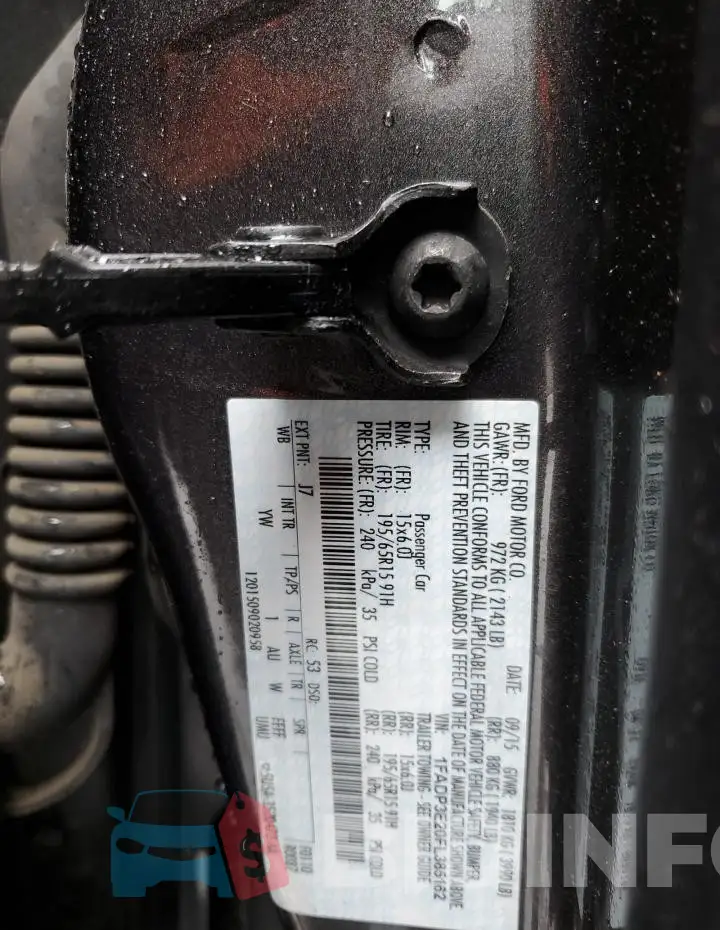1FADP3E20FL385162 Photo# 12