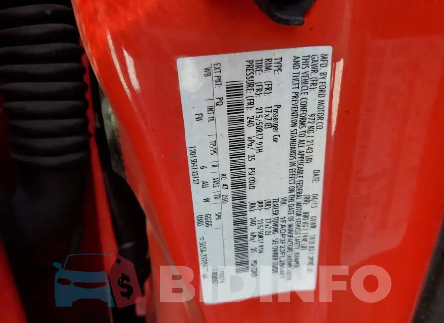 1FADP3F23FL280467 Photo# 12