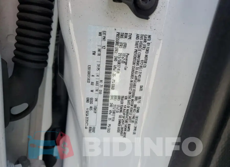 1FADP3F25FL385897 Photo# 12