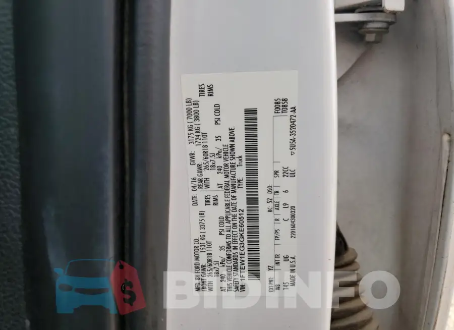1FTEW1EG3GKE60512 Photo# 12