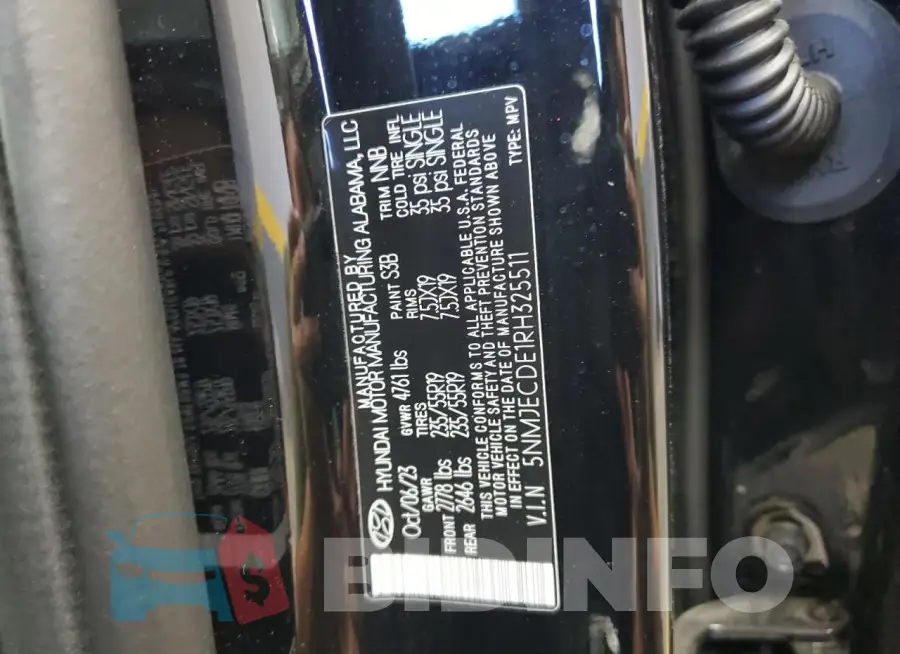 5NMJECDE1RH325511 Photo# 13