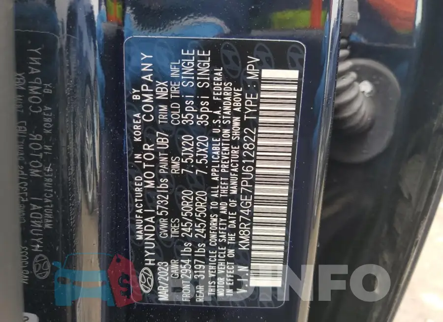 KM8R74GE7PU612822 Photo# 12