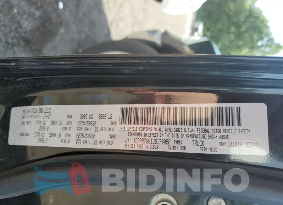 1C6RR7GG1JS170096 Photo# 12