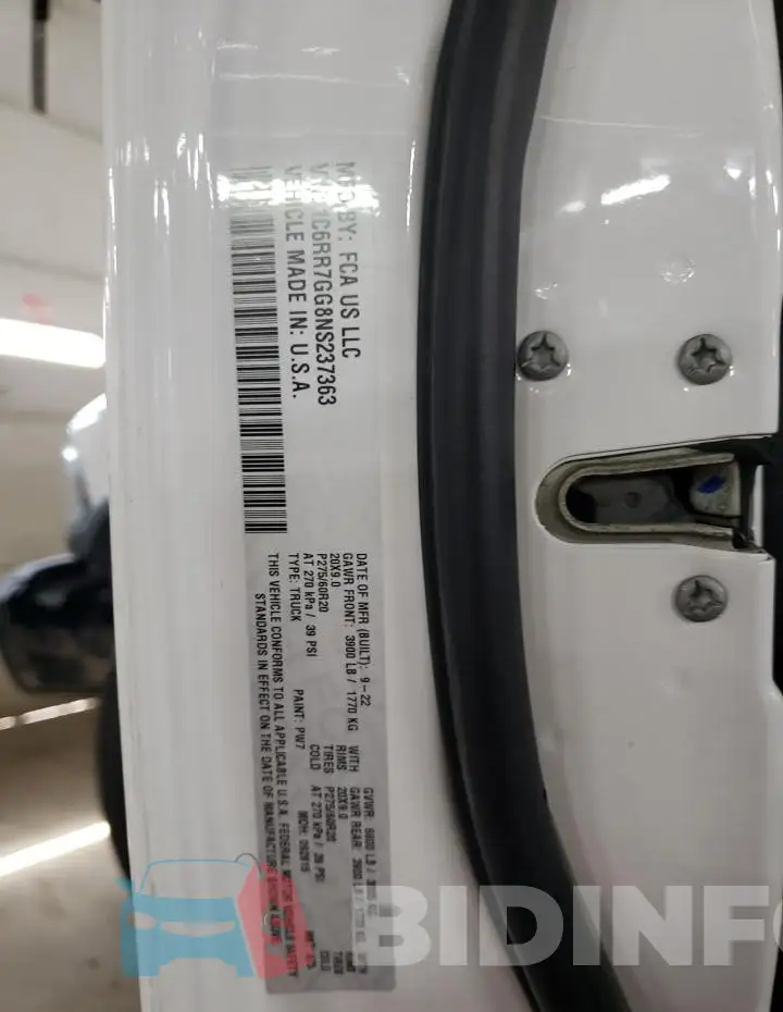 1C6RR7GG8NS237363 Photo# 13