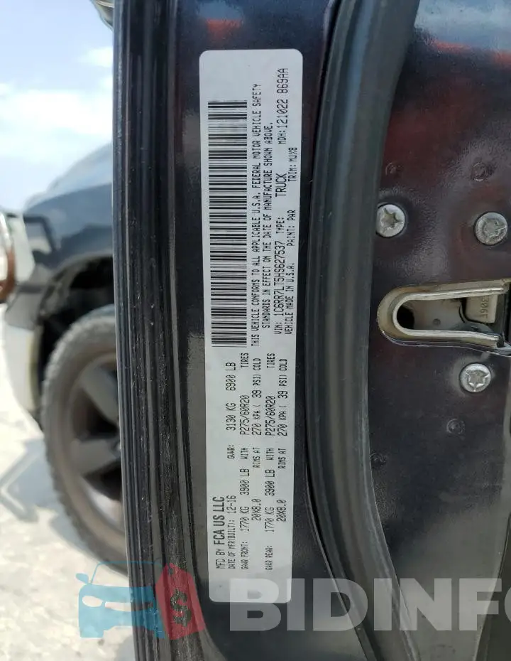 1C6RR7LT5HS627537 Photo# 12
