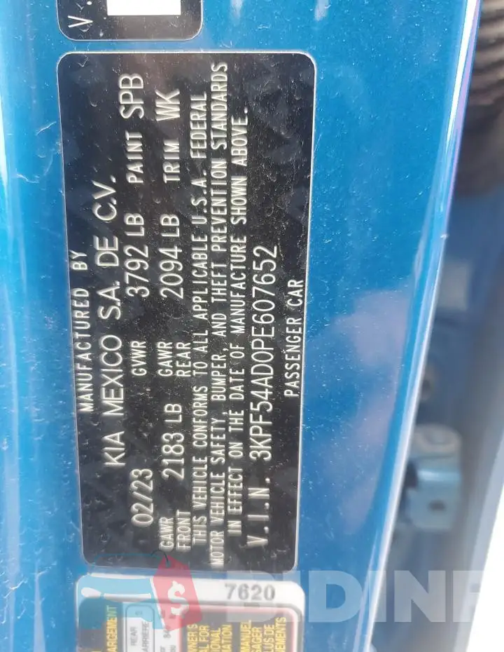 3KPF54AD0PE607652 Photo# 13