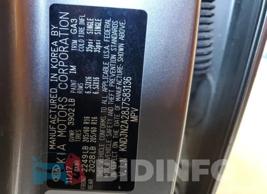 KNDJN2A28J7583136 Photo# 12