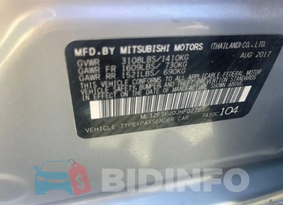 ML32F3FJ0JHF02783 Photo# 10