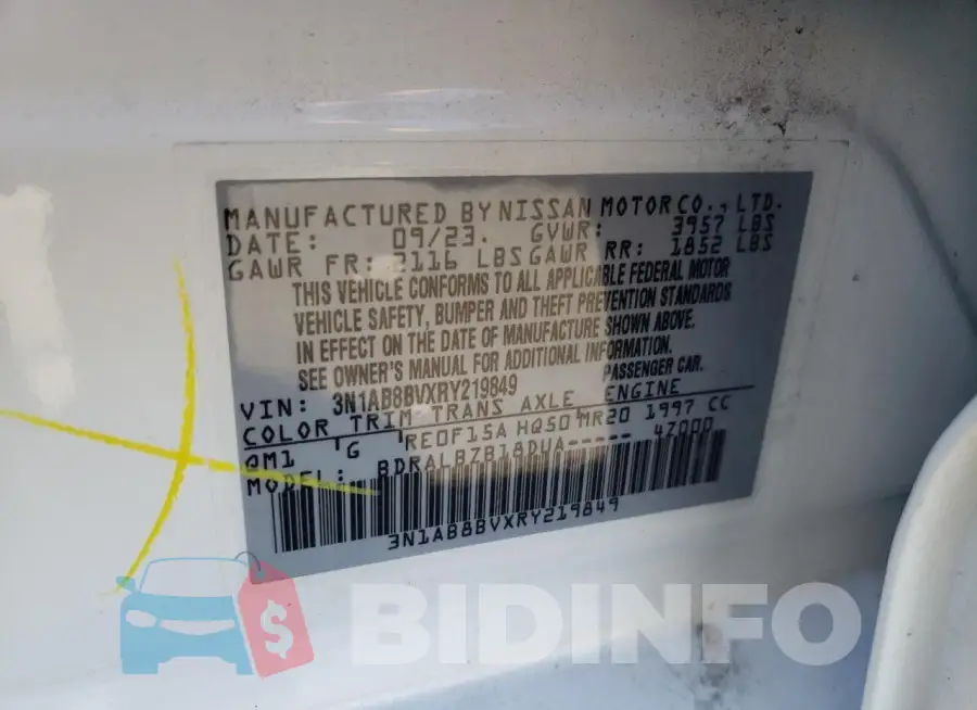 3N1AB8BVXRY219849 Photo# 12