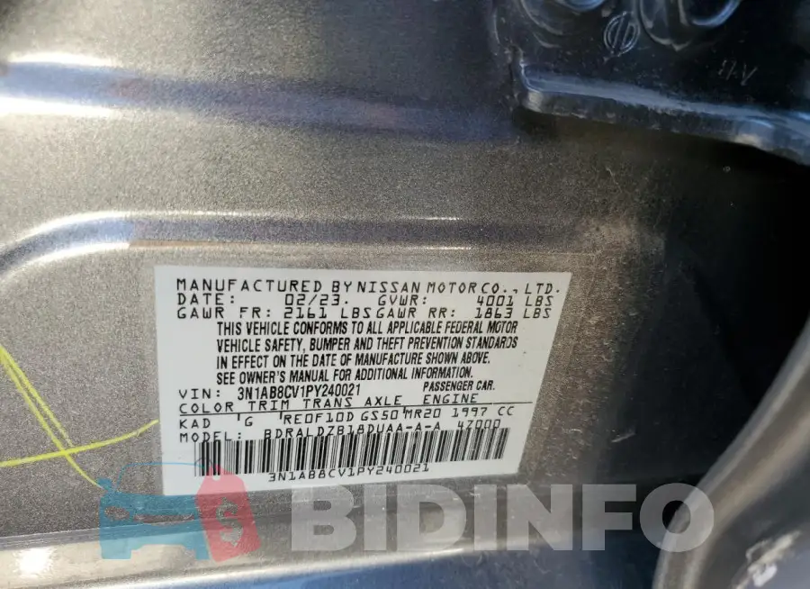3N1AB8CV1PY240021 Photo# 12