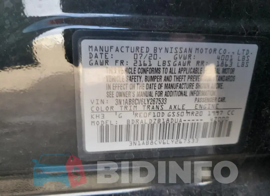 3N1AB8CV6LY267533 Photo# 12