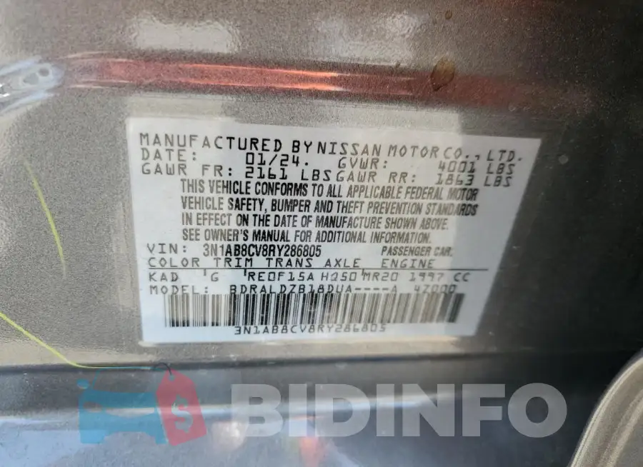 3N1AB8CV8RY286805 Photo# 13