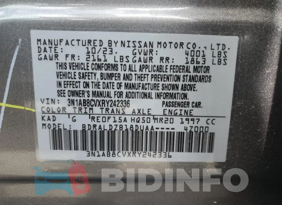 3N1AB8CVXRY242336 Photo# 12