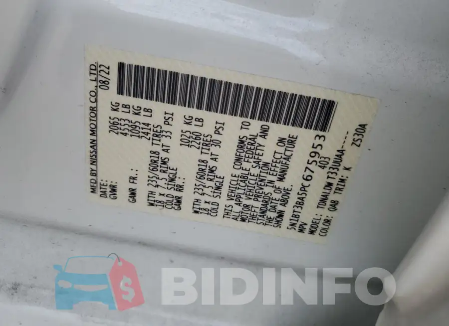 5N1BT3BA5PC675953 Photo# 13