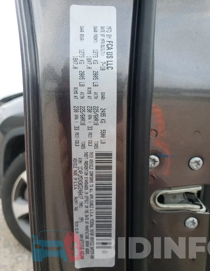 1C4PJMDX3KD246417 Photo# 13