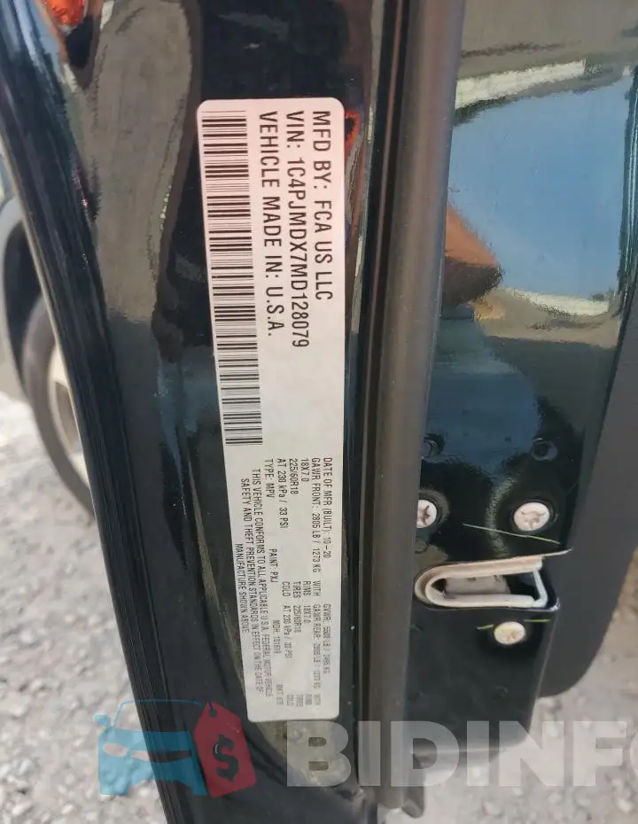 1C4PJMDX7MD128079 Photo# 13