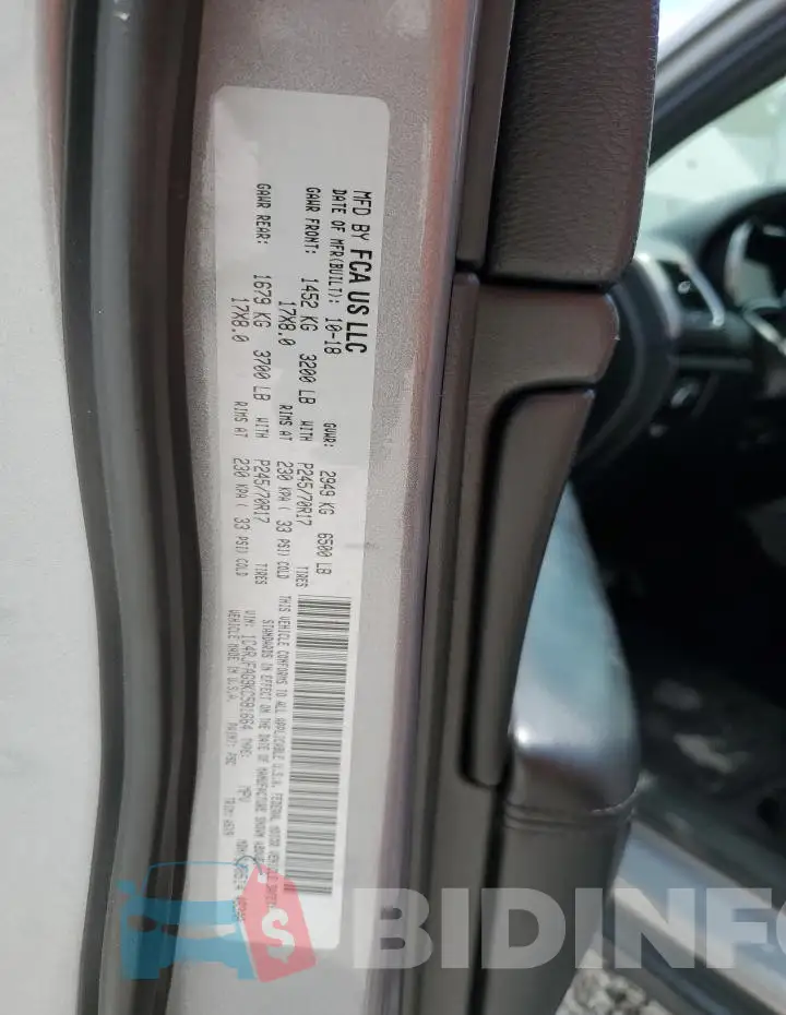 1C4RJFAG9KC581664 Photo# 14