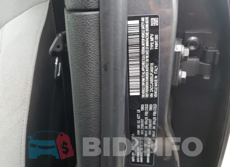 ZACCJABB5JPJ40018 Photo# 13