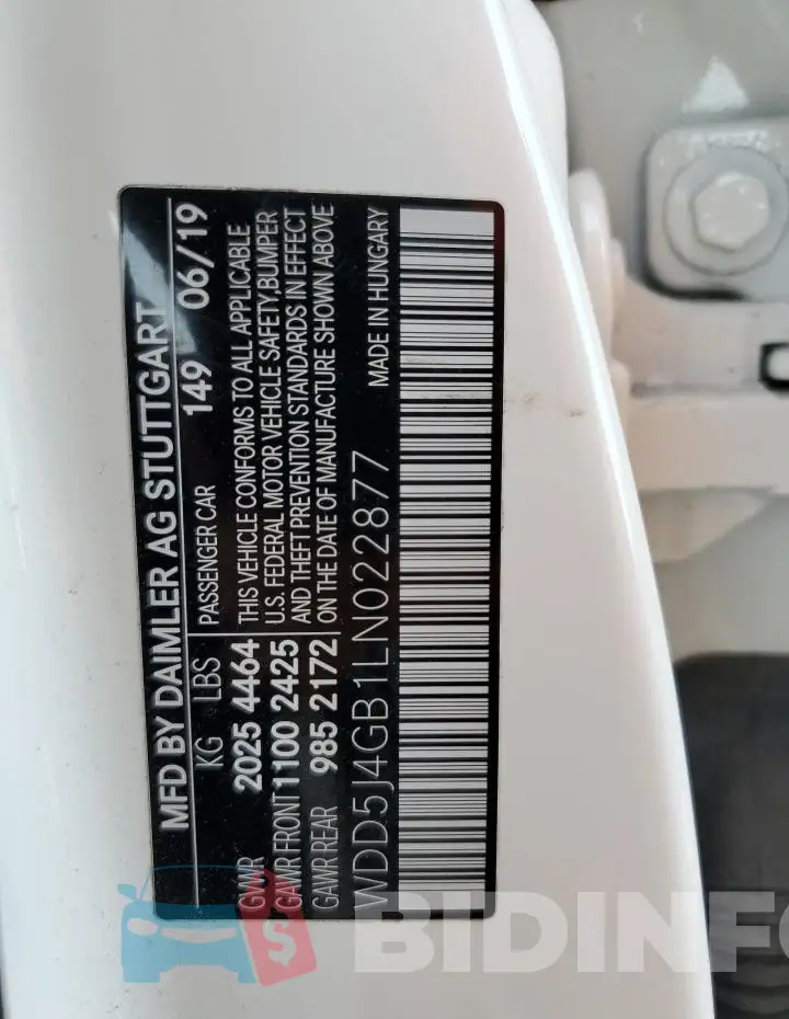 WDD5J4GB1LN022877 Photo# 12