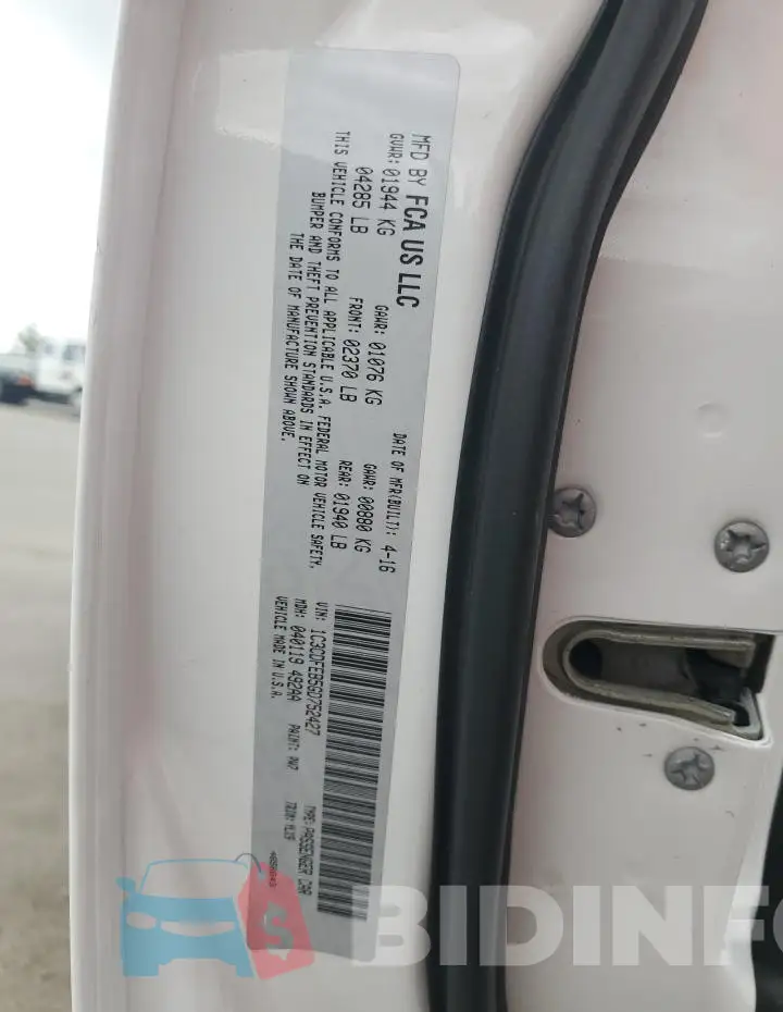 1C3CDFEB5GD752427 Photo# 12
