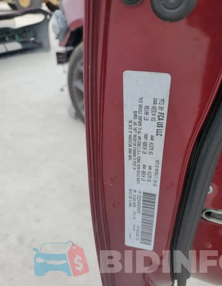 2C3CDXHG4KH545875 Photo# 13