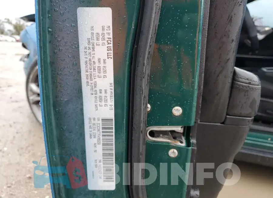 2C3CDXKT7FH785658 Photo# 13