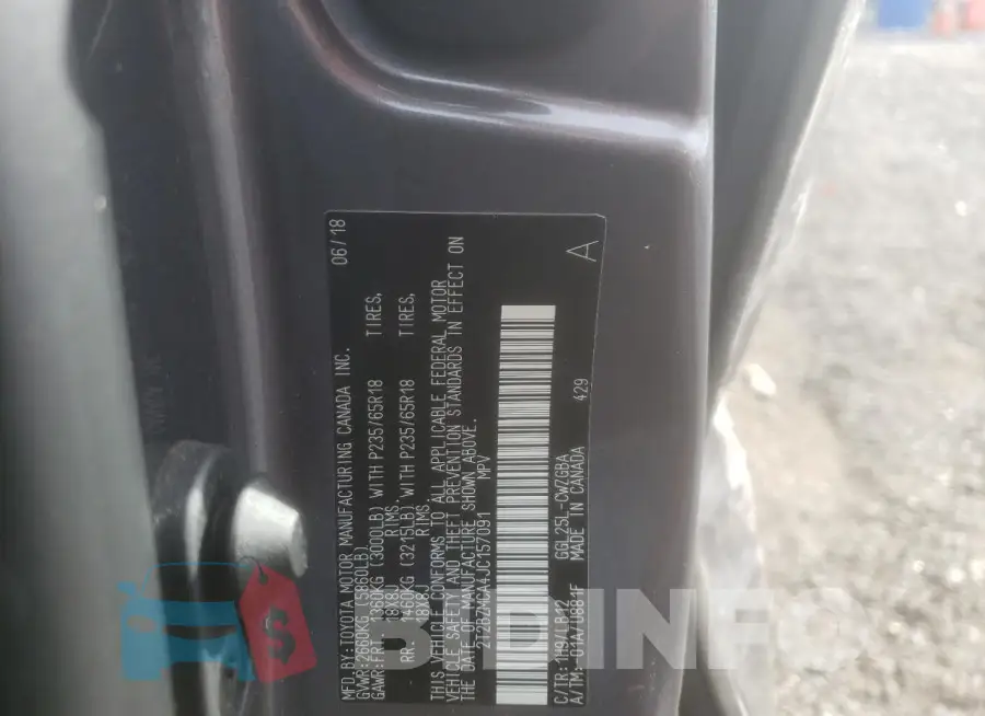 2T2BZMCA4JC157091 Photo# 13