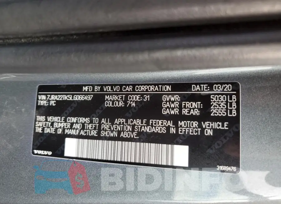 7JRA22TK5LG066497 Photo# 12