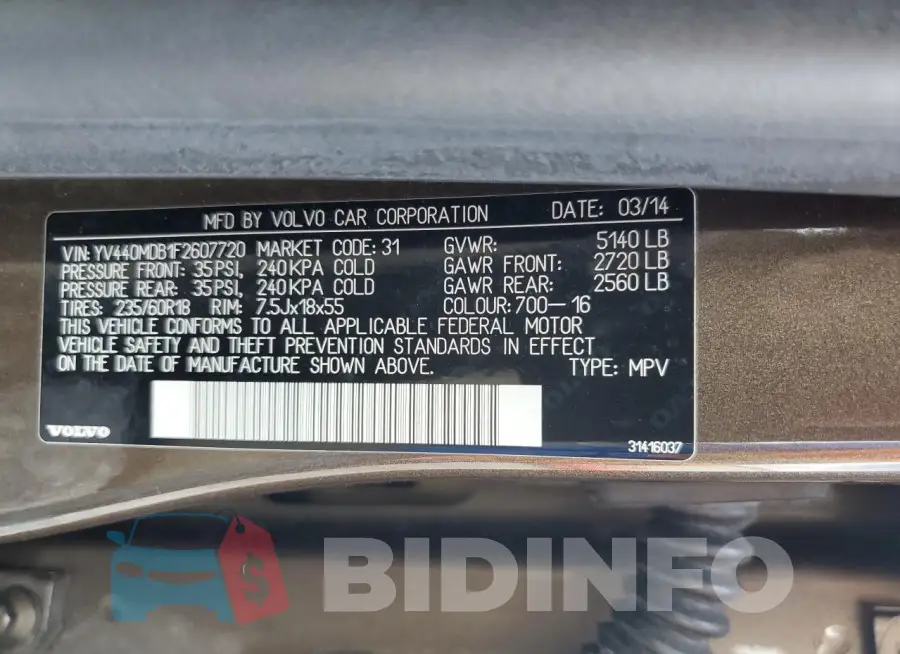 YV440MDB1F2607720 Photo# 13