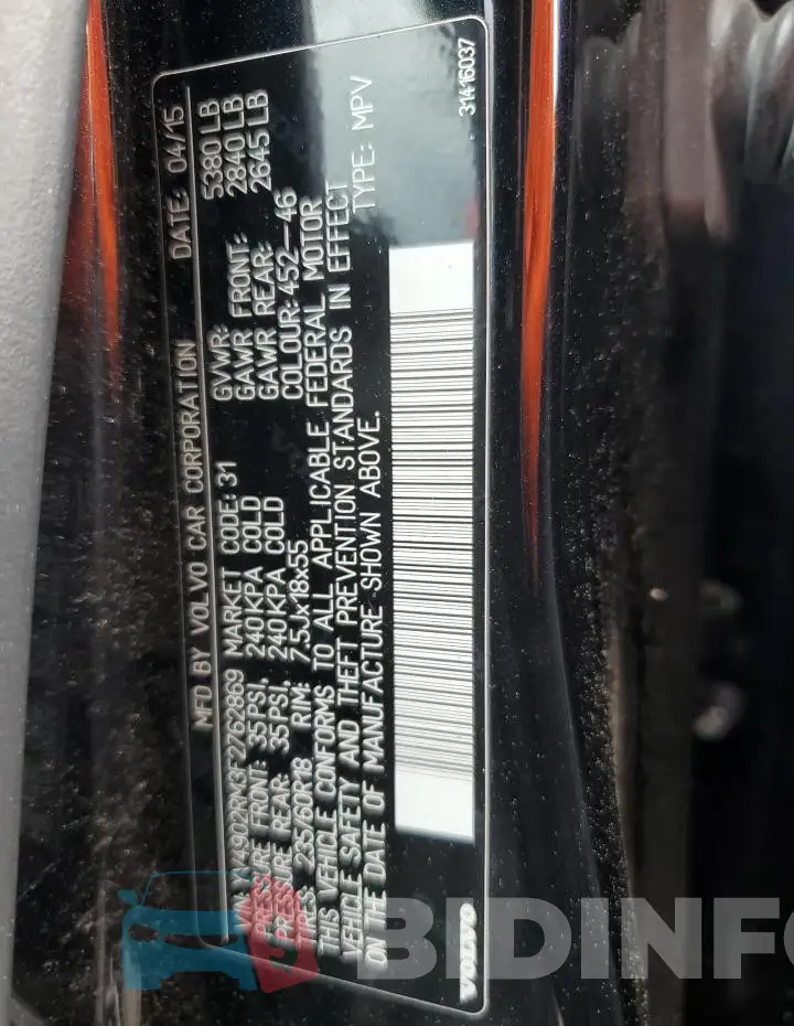 YV4902RM3F2762869 Photo# 13