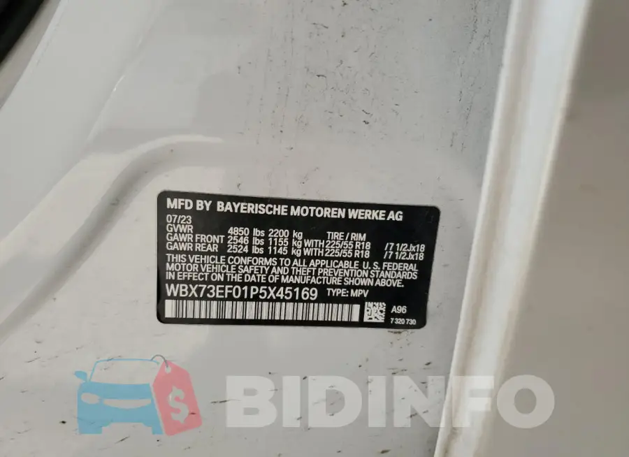 WBX73EF01P5X45169 Photo# 13