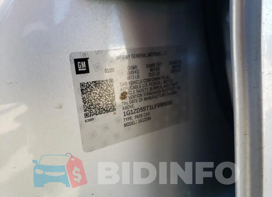 1G1ZD5ST1LF090656 Photo# 12