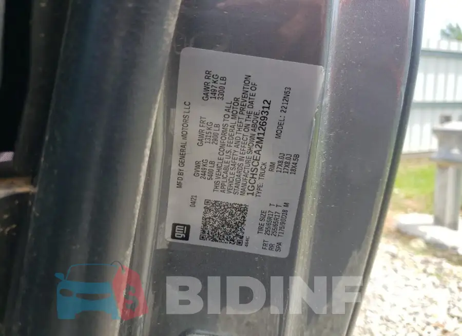 1GCHSCEA2M1269312 Photo# 13