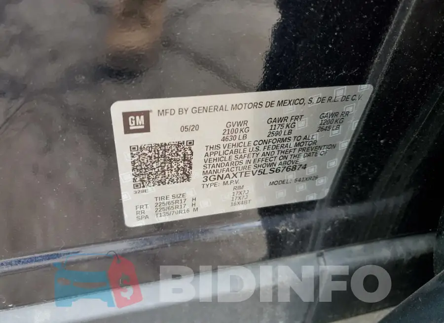 3GNAXTEV5LS676874 Photo# 13