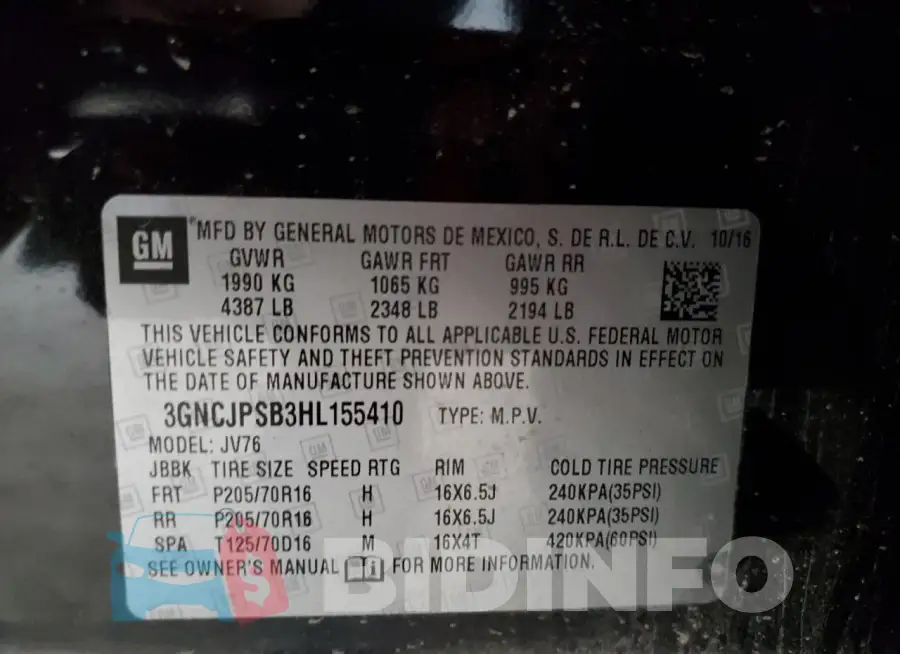 3GNCJPSB3HL155410 Photo# 13