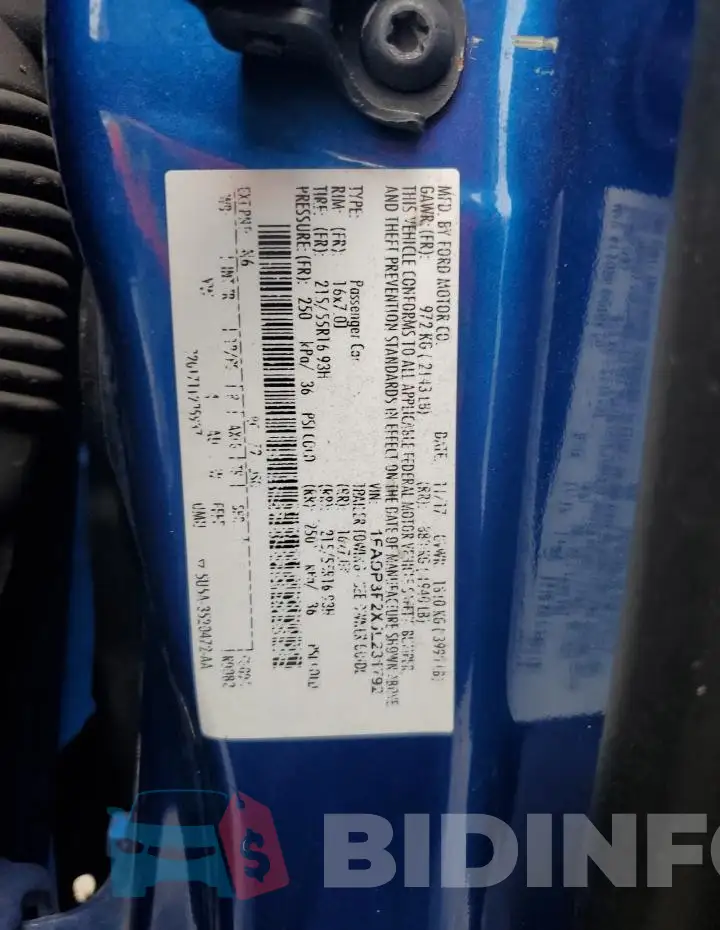 1FADP3F2XJL231792 Photo# 12