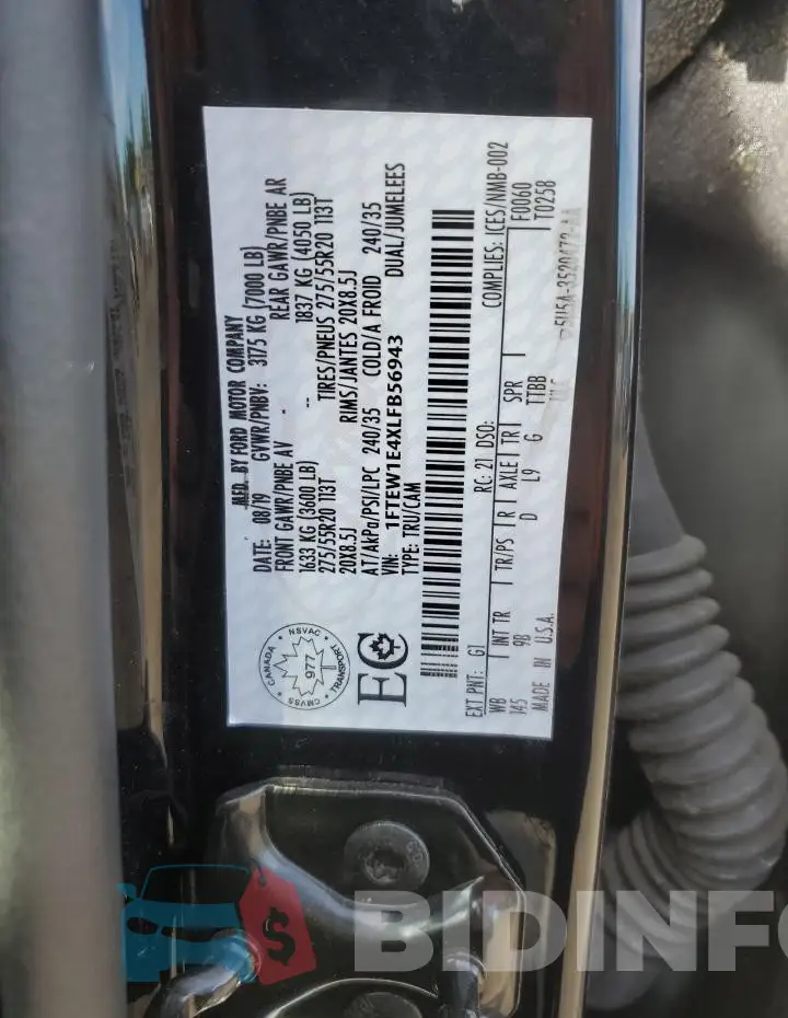 1FTEW1E4XLFB56943 Photo# 12