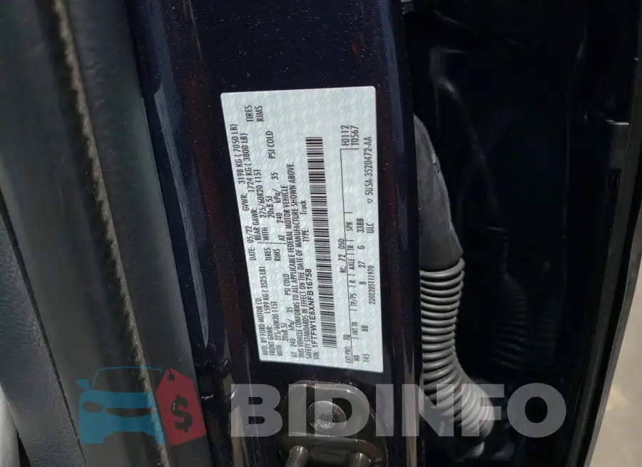 1FTFW1E8XNFB16758 Photo# 12